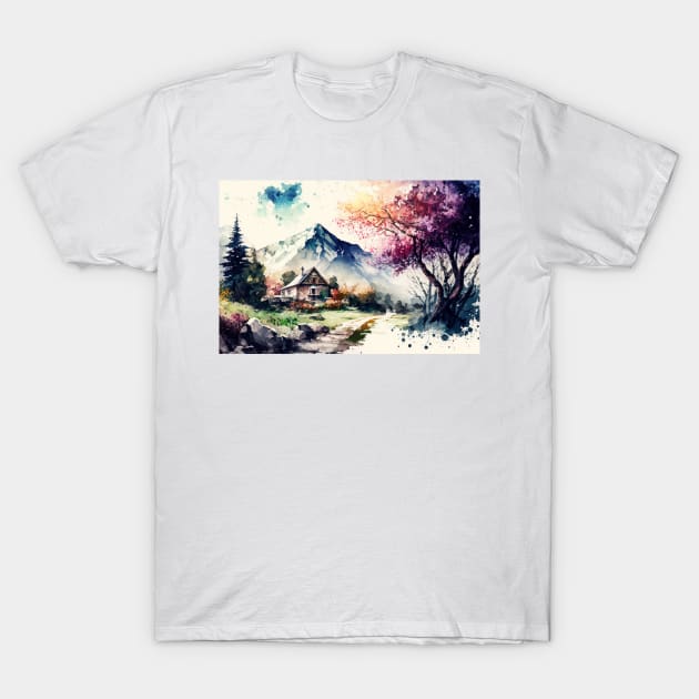 Sunlit Landscape T-Shirt by SoloSeal
